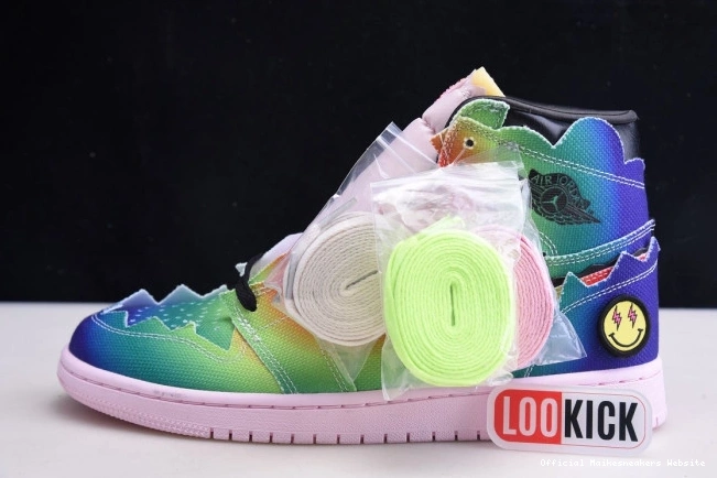 Official Maikesneakers J AIR 1 HIGH DC3481-900 BALVIN OG X JORDAN 0712